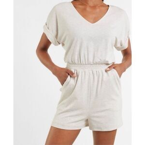 Express Cream Jumpsuit